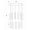 Z-Lite Beau Chandelier, 11-Light, 24 In.W x 12.75 In.H, Brushed Nickel/Clear 740P-11R-BN - alternate 5